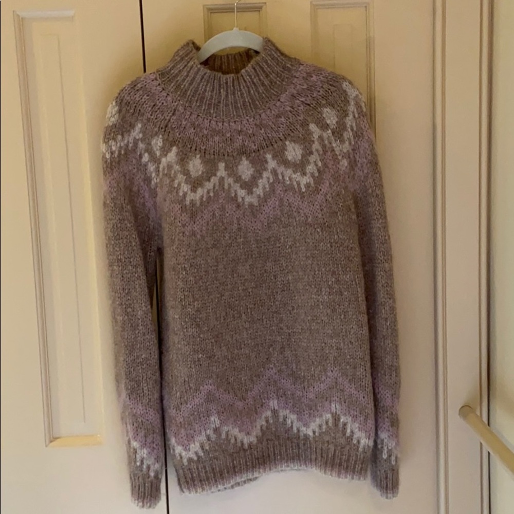 Theory fair isle sweater.